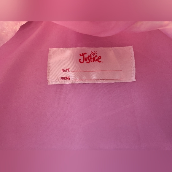 NWOT Justice Shimmer Unicorn Backpack - Picture 5 of 7